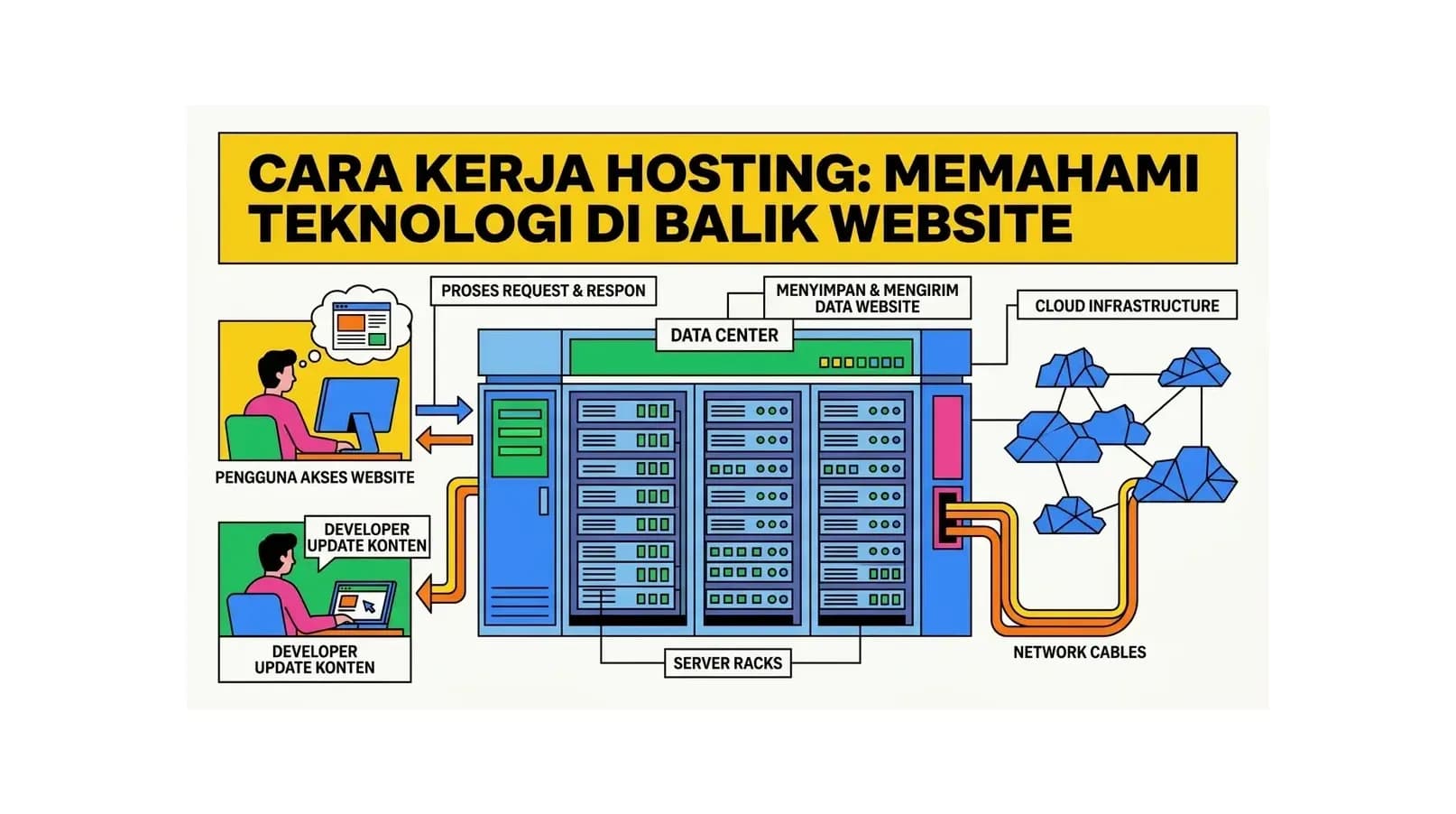 Cara Kerja Hosting: Memahami Teknologi di Balik Website