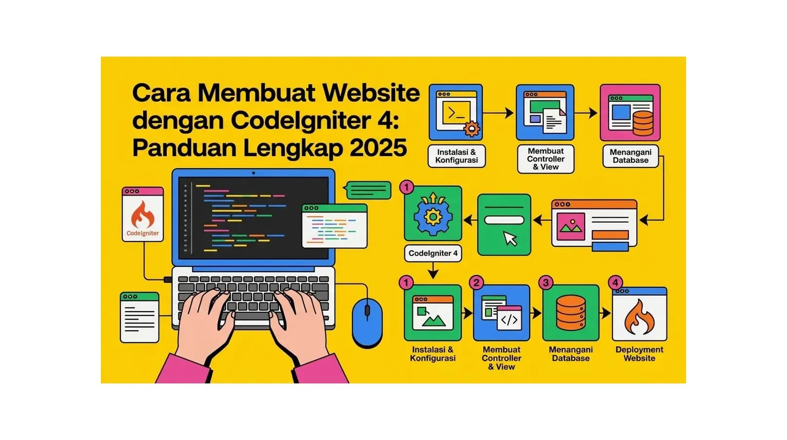 Cara Membuat Website dengan CodeIgniter 4: Panduan Lengkap 2026