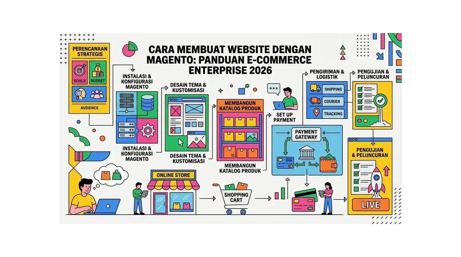 Cara Membuat Website dengan Magento: Panduan E-Commerce Enterprise 2026