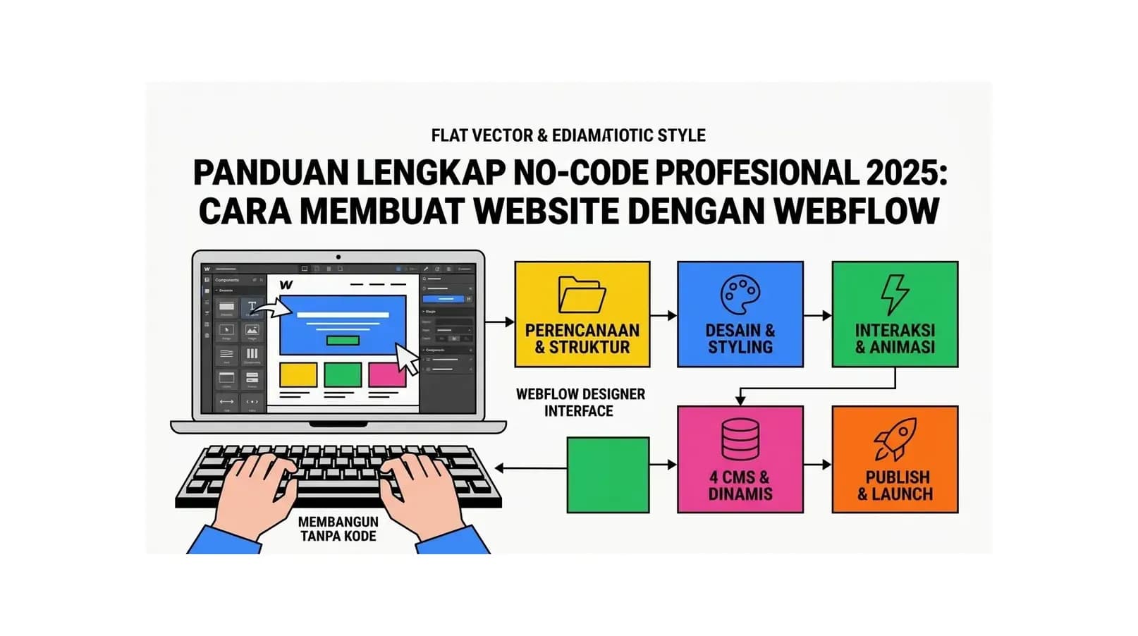 Cara Membuat Website dengan Webflow: Panduan Lengkap No-Code Profesional 2026