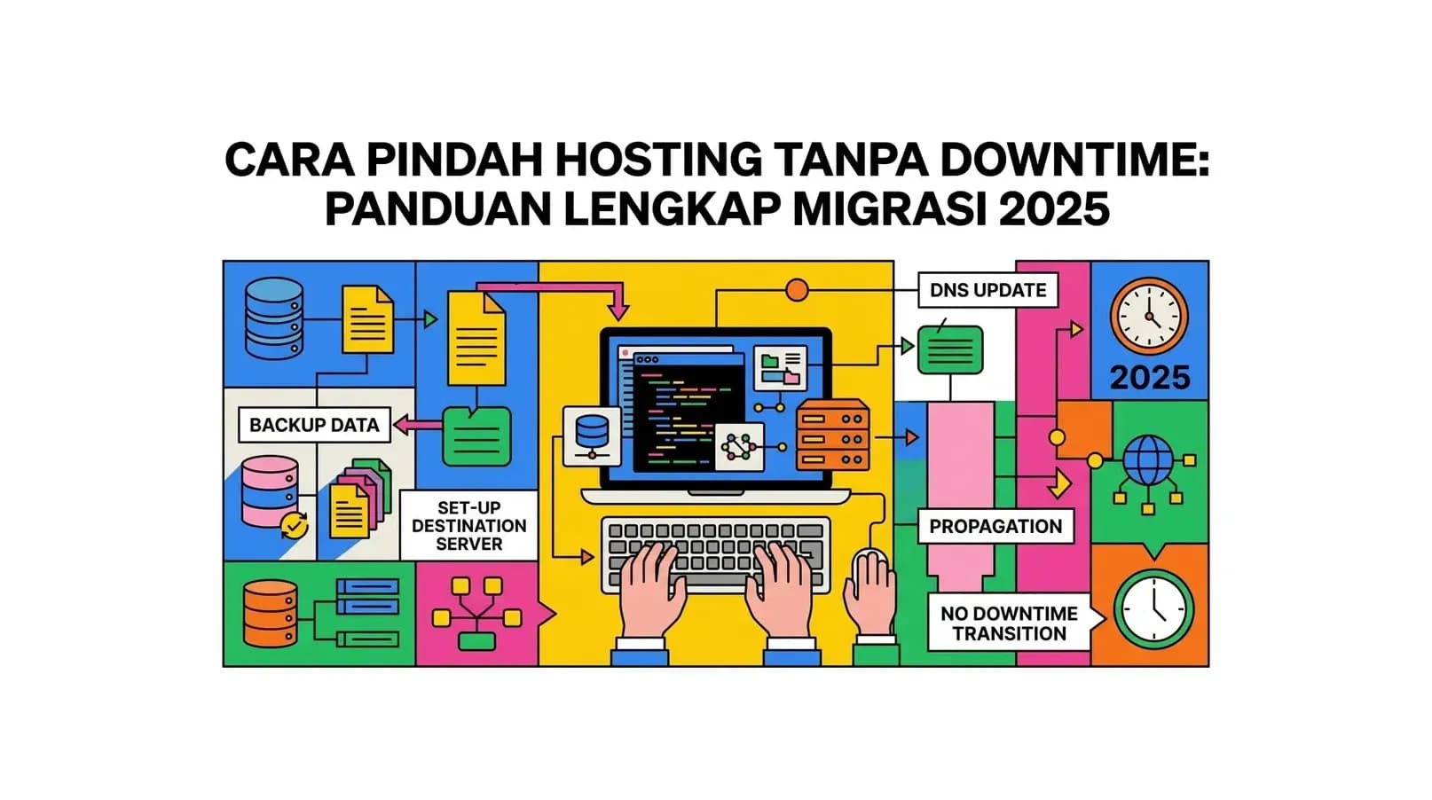 Cara Pindah Hosting Tanpa Downtime: Panduan Lengkap Migrasi 2026