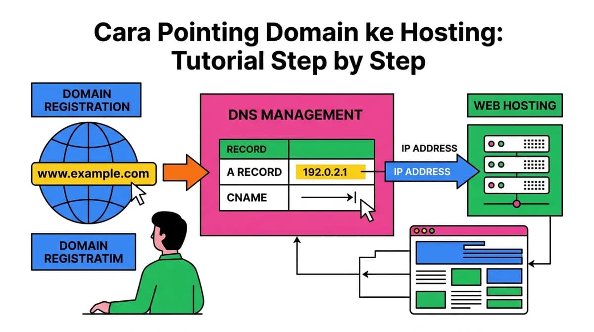 Cara Pointing Domain ke Hosting: Tutorial Step by Step