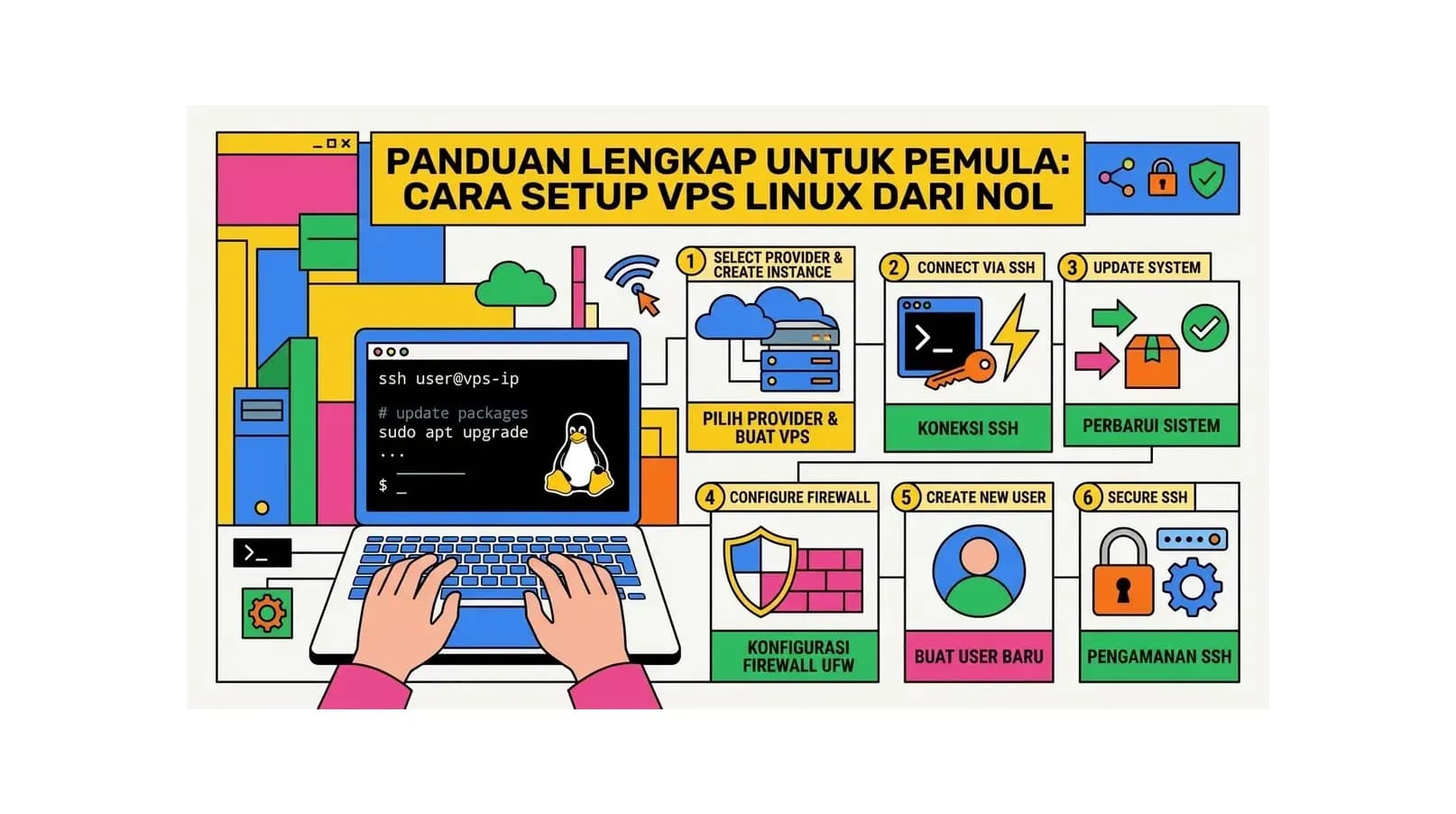 Cara Setup VPS Linux dari Nol: Panduan Lengkap untuk Pemula