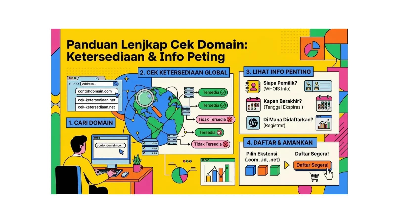 Panduan Lengkap Cek Domain: Ketersediaan & Info Penting