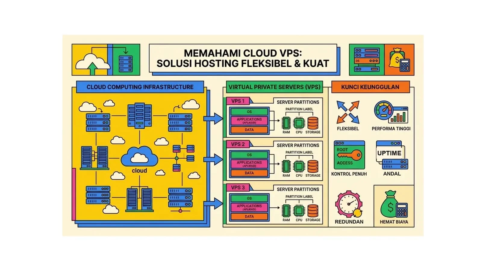 Memahami Cloud VPS: Solusi Hosting Fleksibel & Kuat