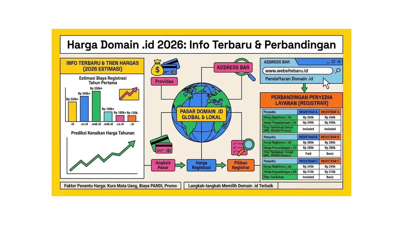 Harga Domain .id 2026: Info Terbaru & Perbandingan