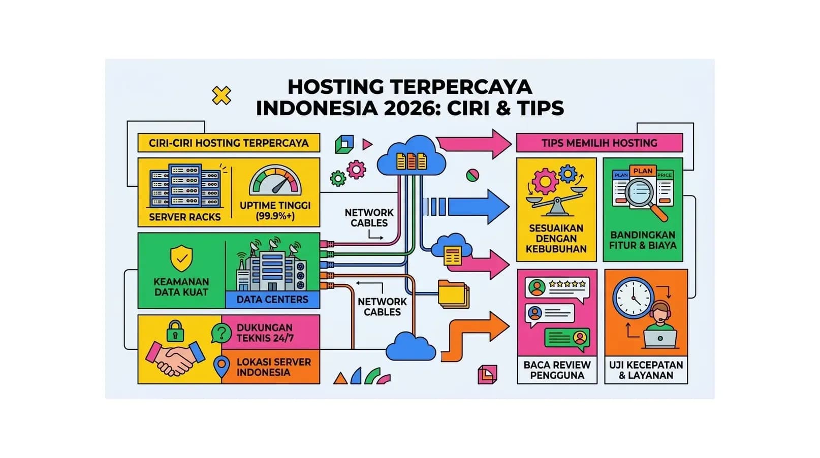 Hosting Terpercaya Indonesia 2026: Ciri dan Checklist