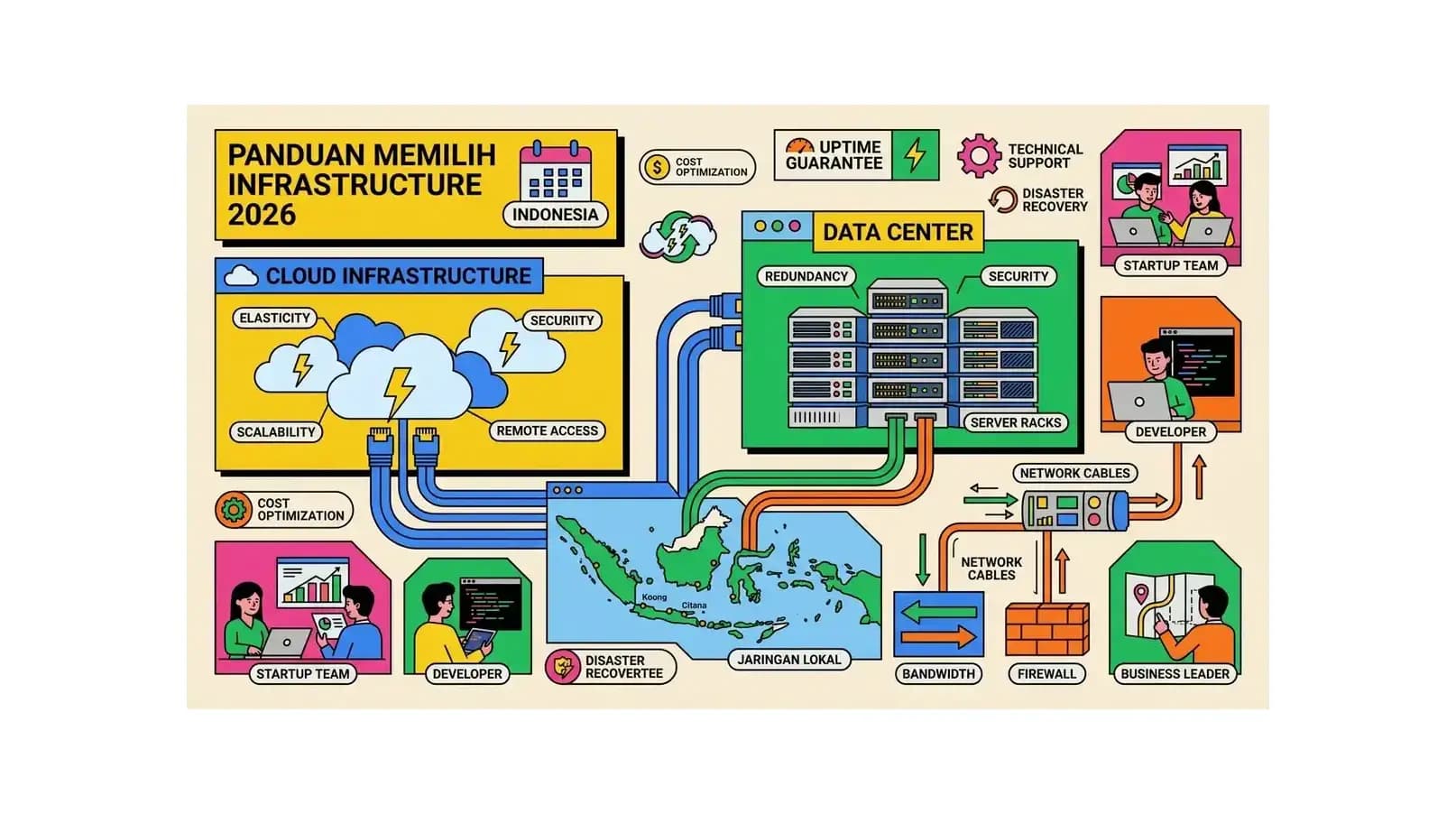 Hosting Terbaik untuk Startup Indonesia: Panduan Memilih Infrastructure 2026