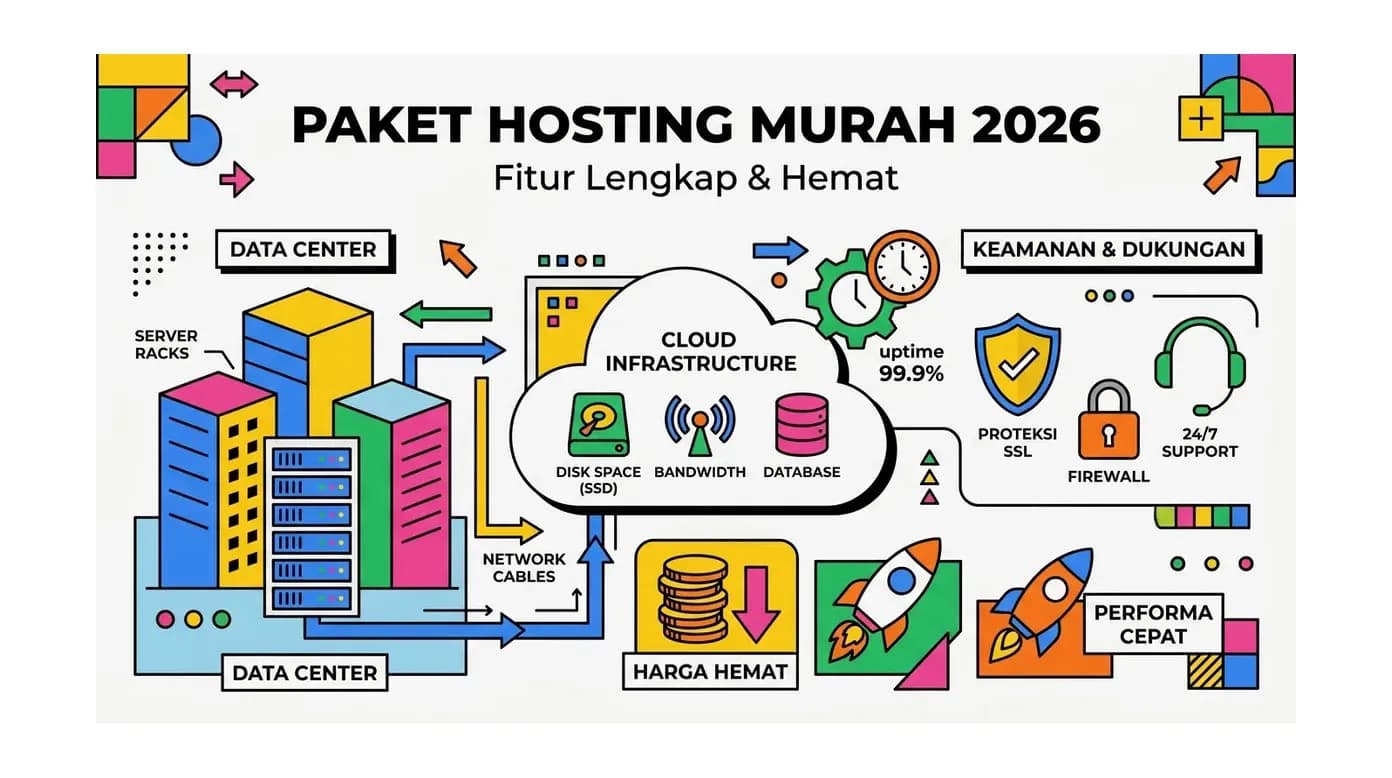 Paket Hosting Murah 2026: Fitur Lengkap & Hemat