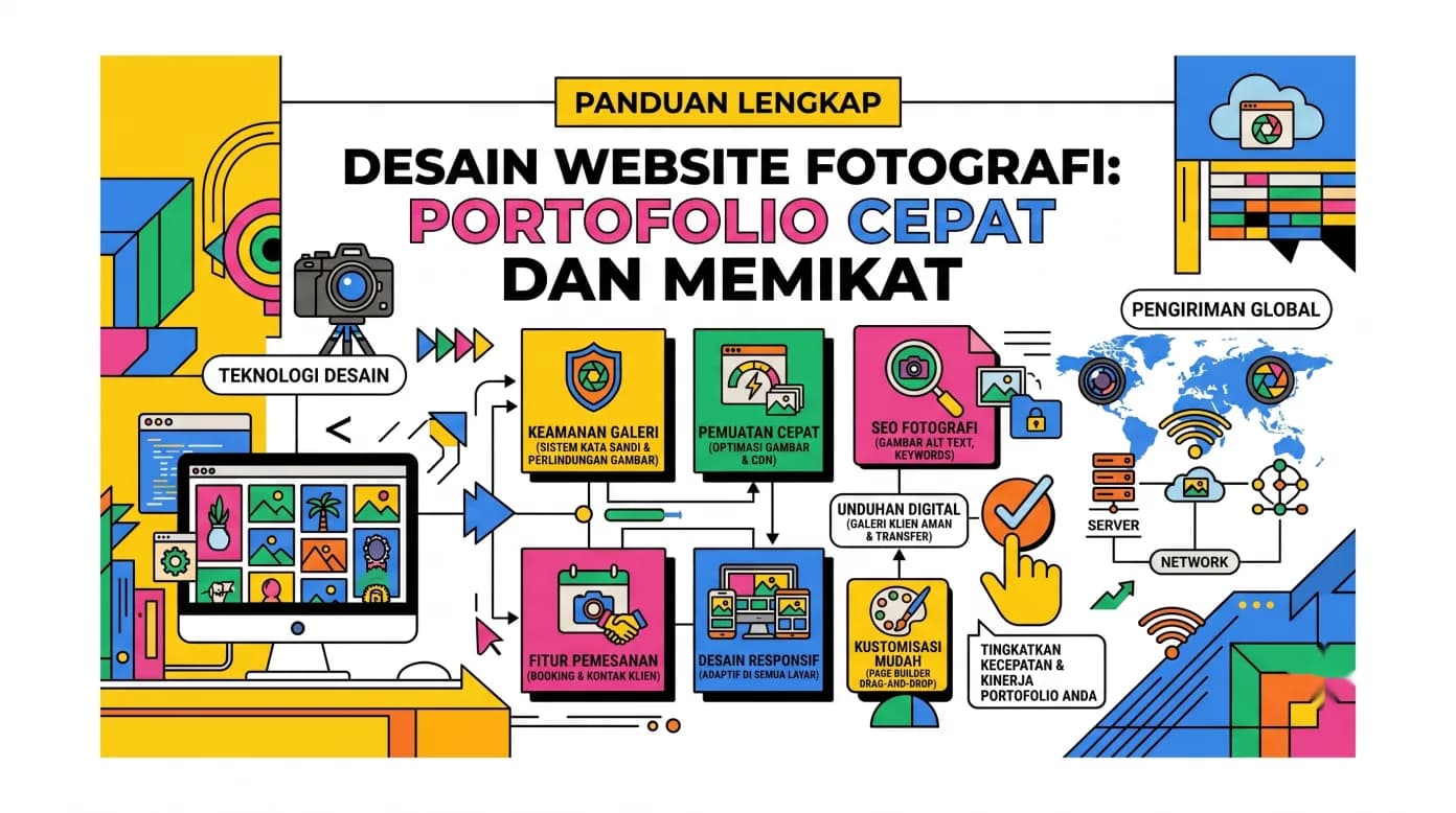 Desain Website Fotografi: Portofolio Cepat dan Memikat