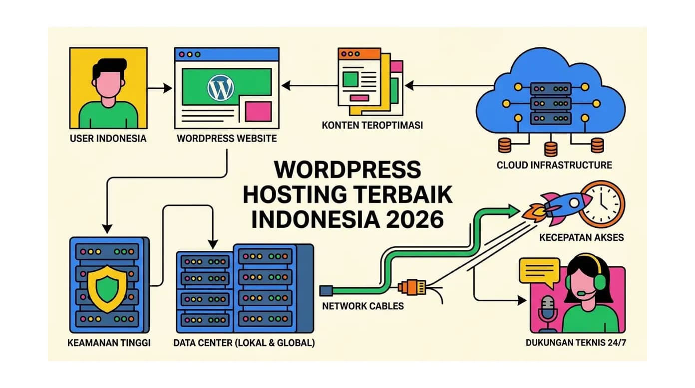 WordPress Hosting Terbaik Indonesia 2026
