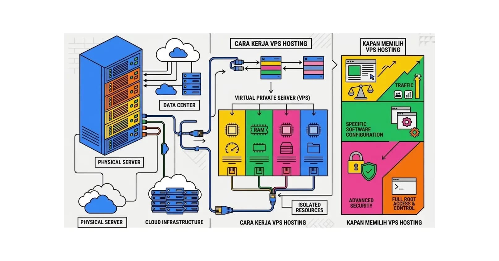 Apa Itu VPS Hosting? Pengertian, Cara Kerja, dan Kapan Memilihnya