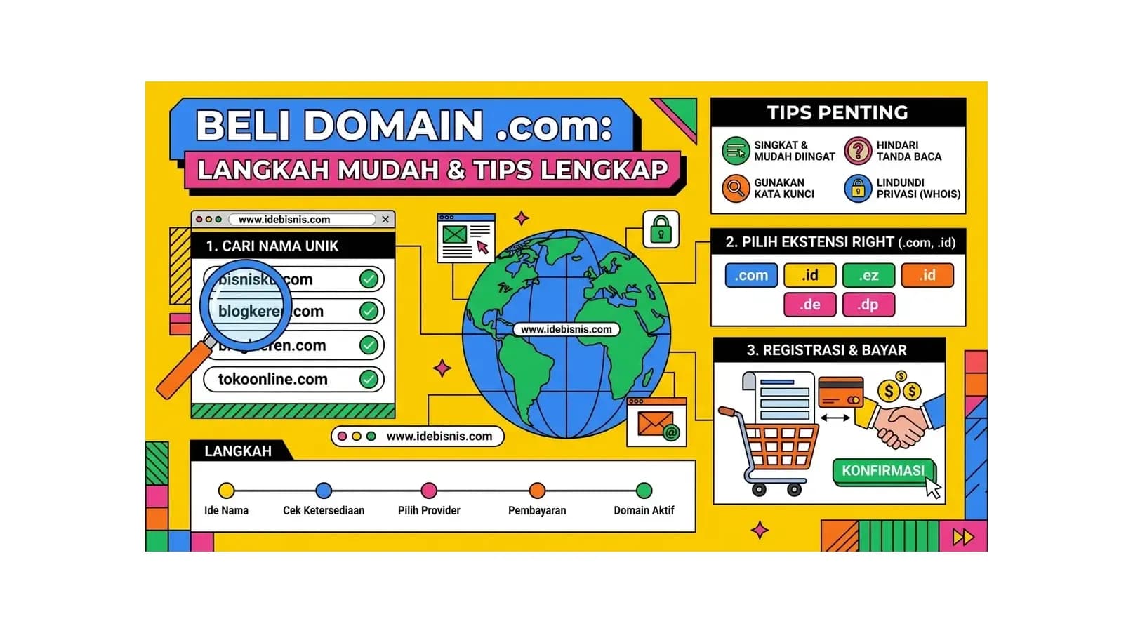 Beli Domain .com: Langkah Mudah & Tips Lengkap