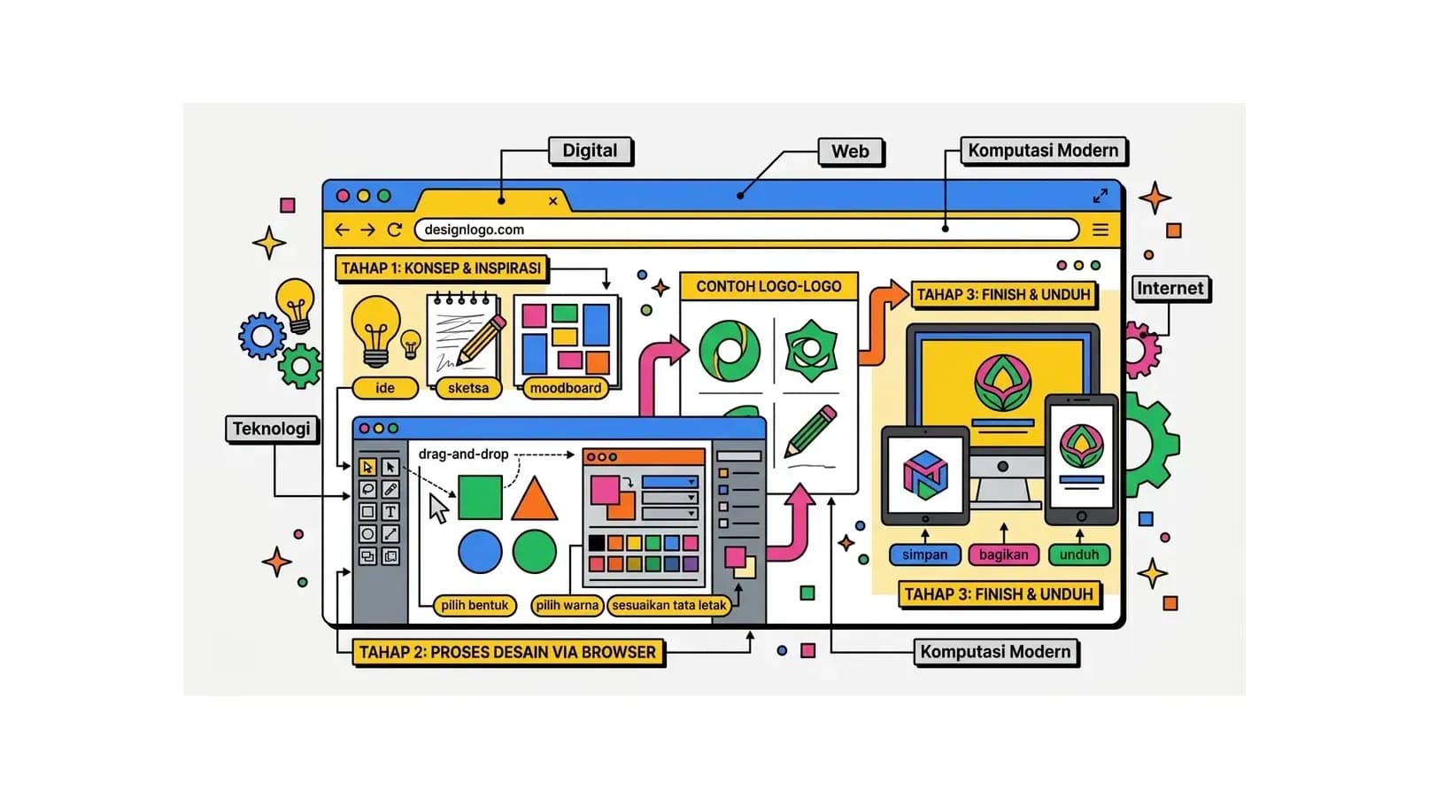 Buat Logo Online: Panduan Praktis Desain Logo via Browser
