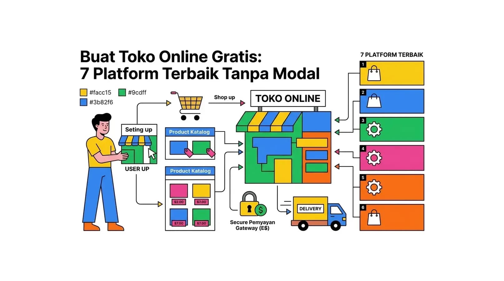 Buat Toko Online Gratis: 7 Platform Terbaik Tanpa Modal