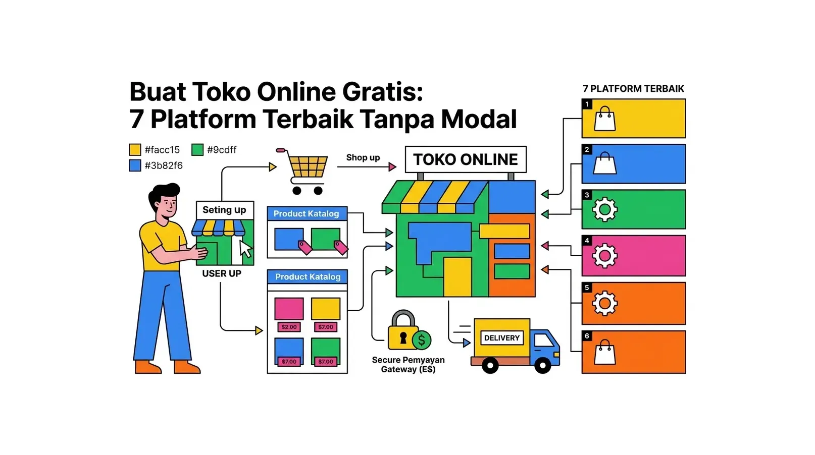 Buat Toko Online Gratis: 7 Platform Terbaik Tanpa Modal