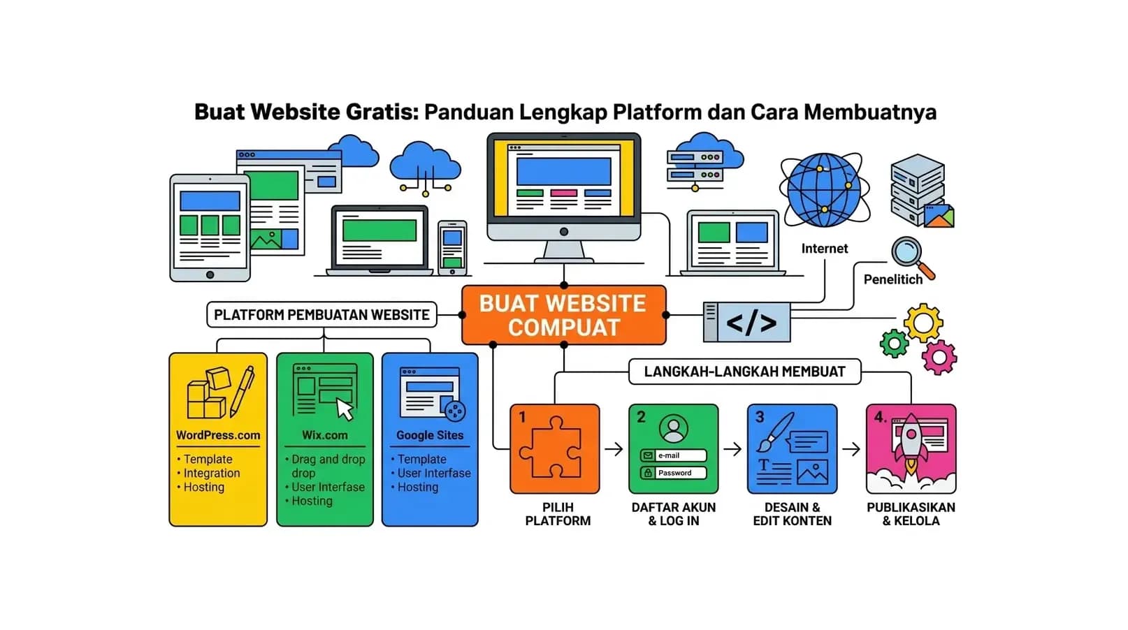 Buat Website Gratis: Panduan Lengkap Platform dan Cara Membuatnya
