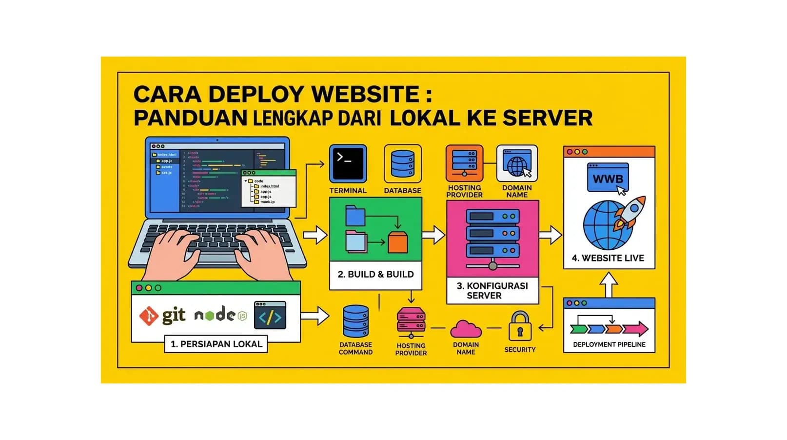 Cara Deploy Website: Panduan Lengkap dari Lokal ke Server