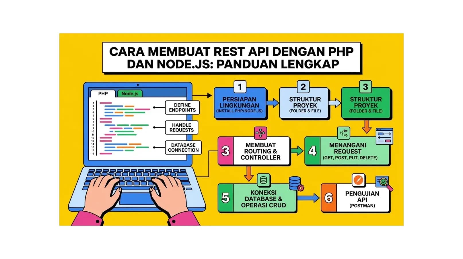 Cara Membuat REST API dengan PHP dan Node.js: Panduan Lengkap