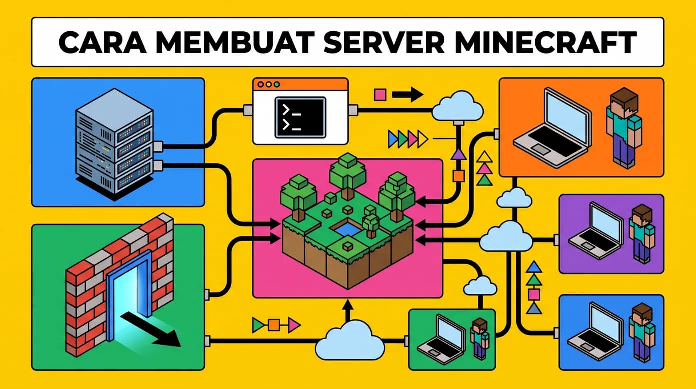 Cara Membuat Server Minecraft Sendiri dari Nol