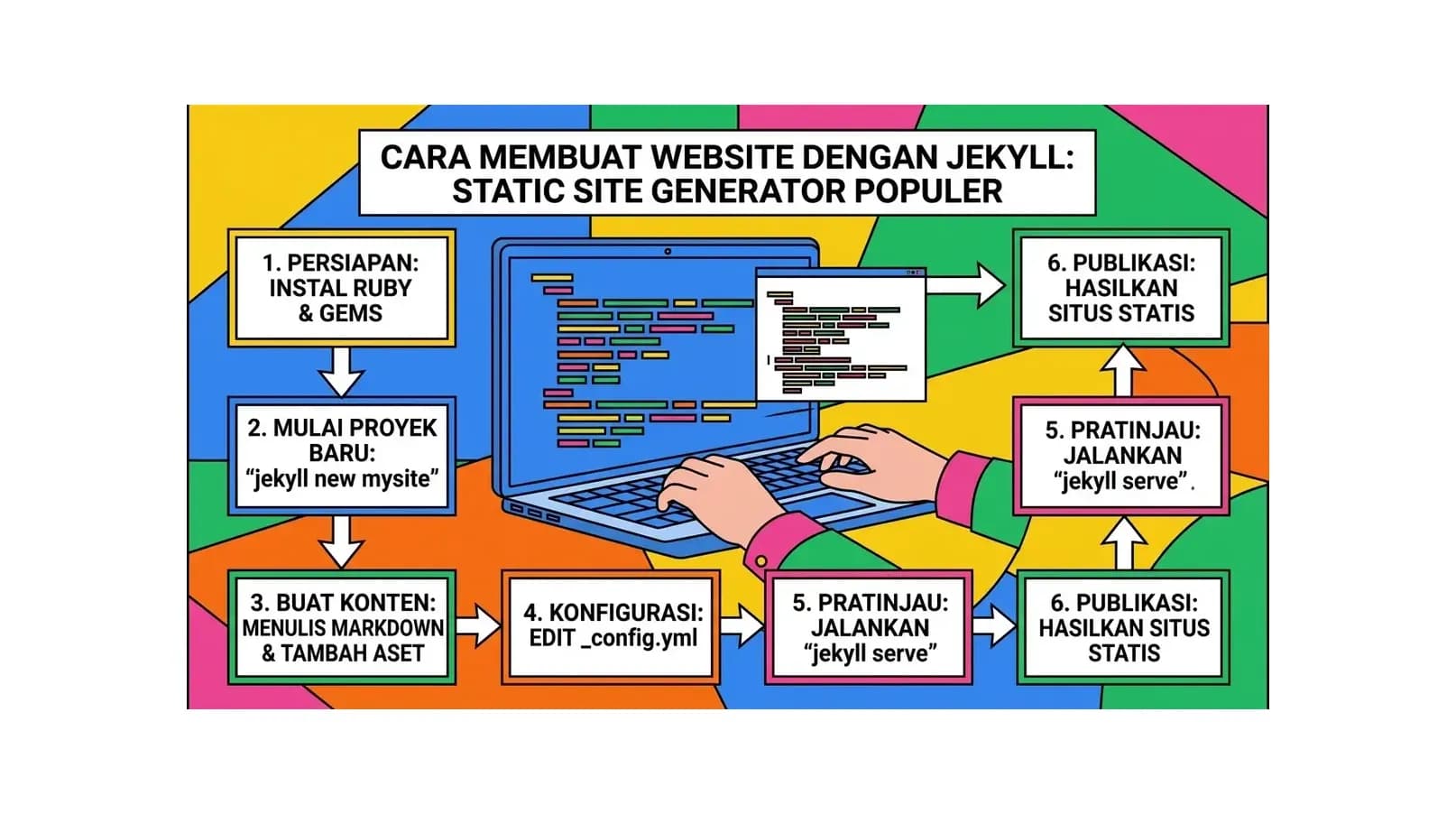 Cara Membuat Website dengan Jekyll: Static Site Generator Populer