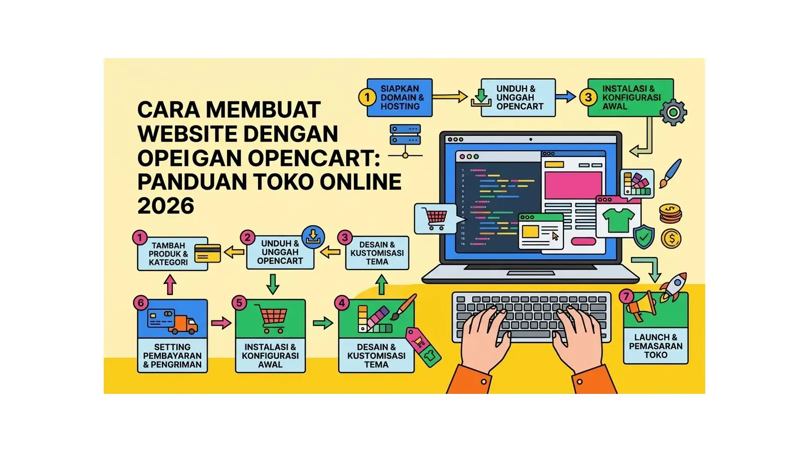 Cara Membuat Website dengan OpenCart: Panduan Toko Online 2026