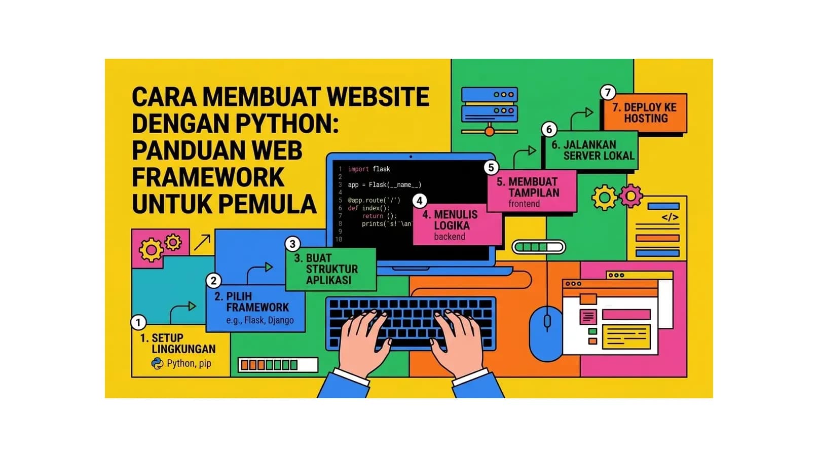 Cara Membuat Website dengan Python: Panduan Web Framework untuk Pemula