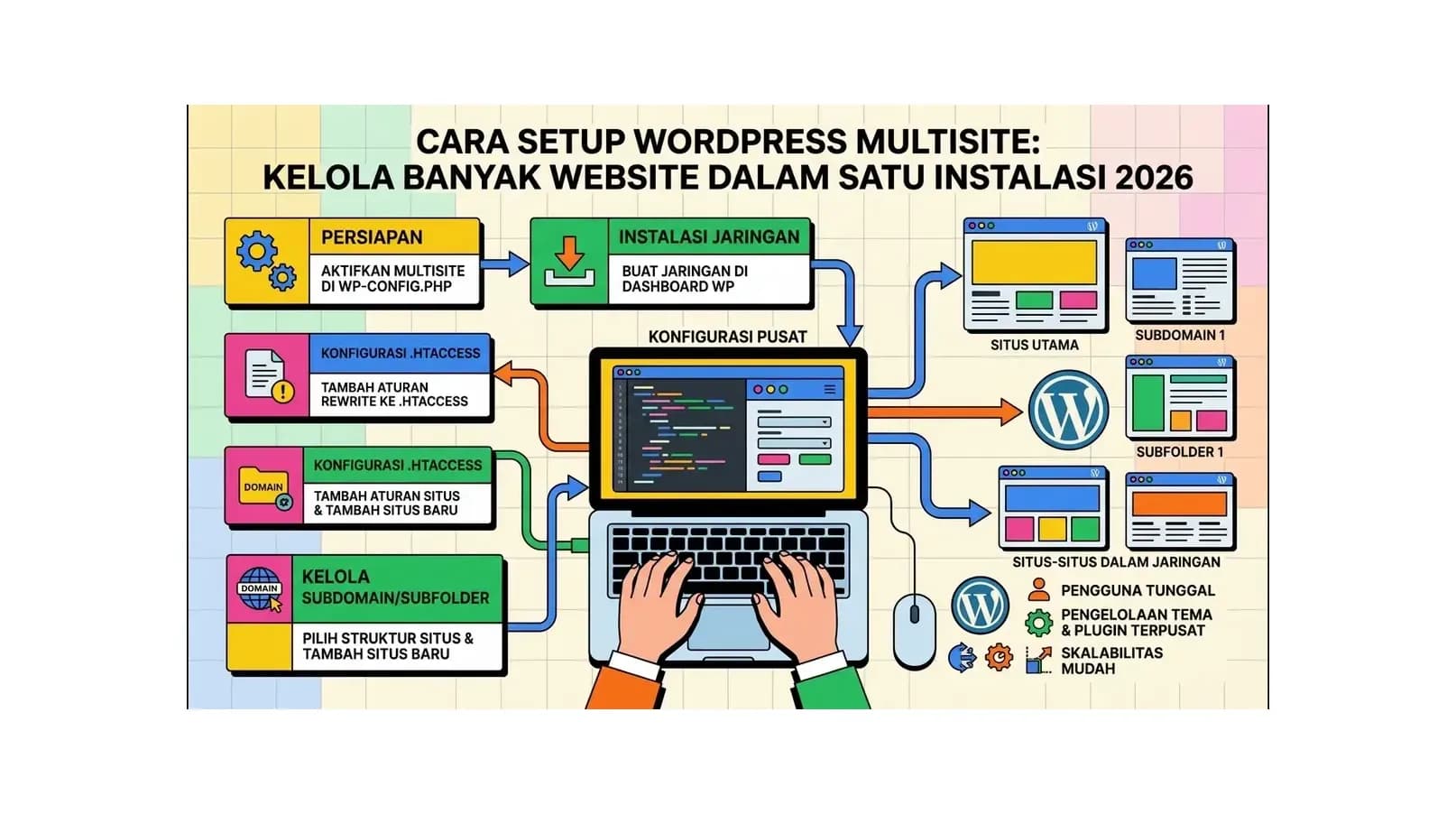 Cara Setup WordPress Multisite: Kelola Banyak Website dalam Satu Instalasi 2026