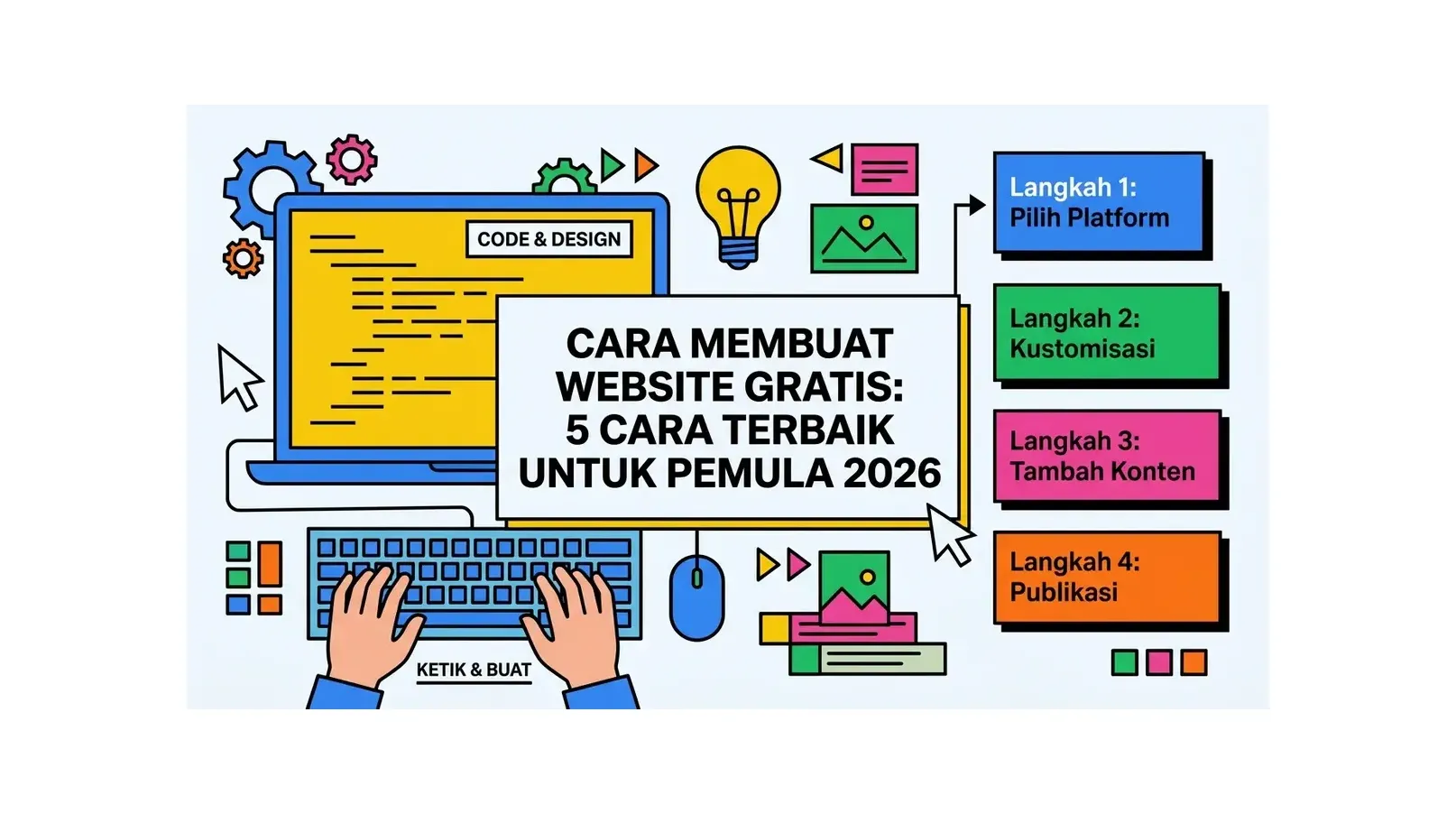 Cara Membuat Website Gratis: 5 Cara Terbaik untuk Pemula 2026
