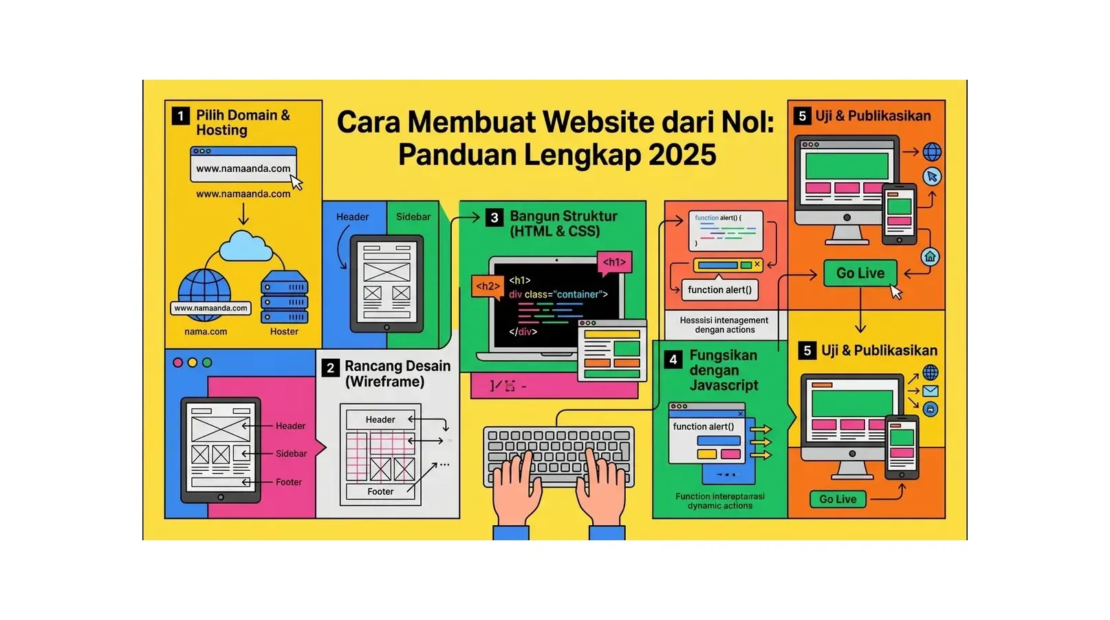 Cara Membuat Website dari Nol: Panduan Lengkap 2026