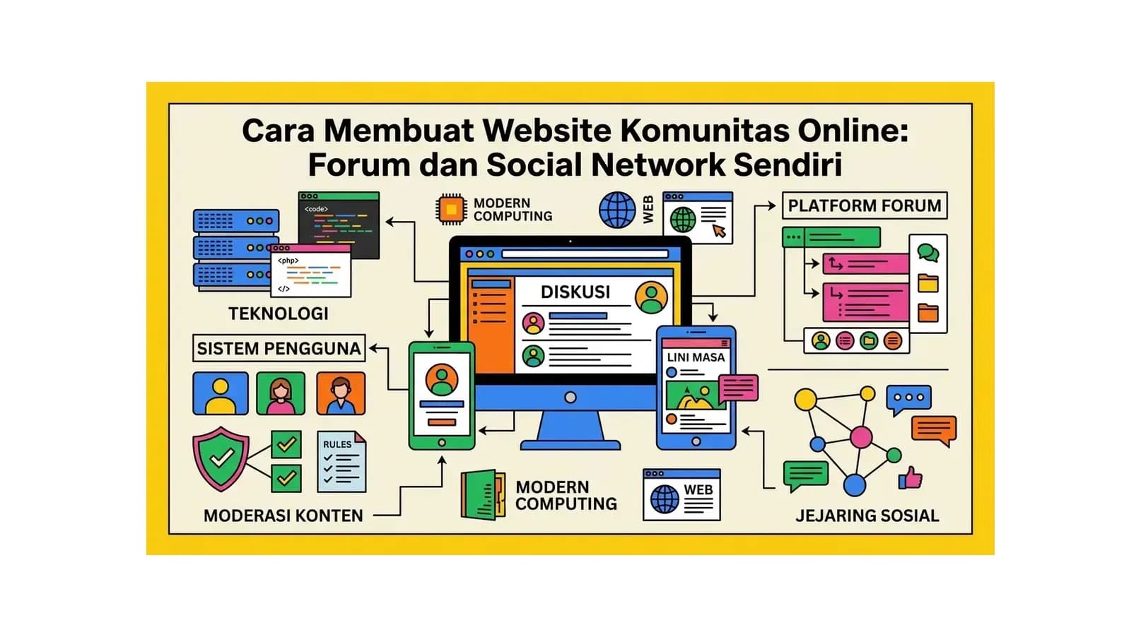 Cara Membuat Website Komunitas Online: Forum dan Social Network Sendiri