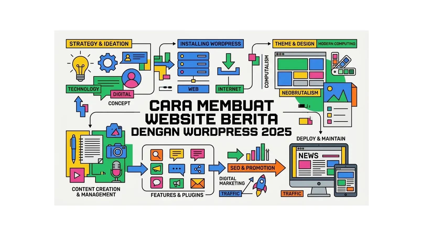 Cara Membuat Website Berita/Portal News dengan WordPress 2026