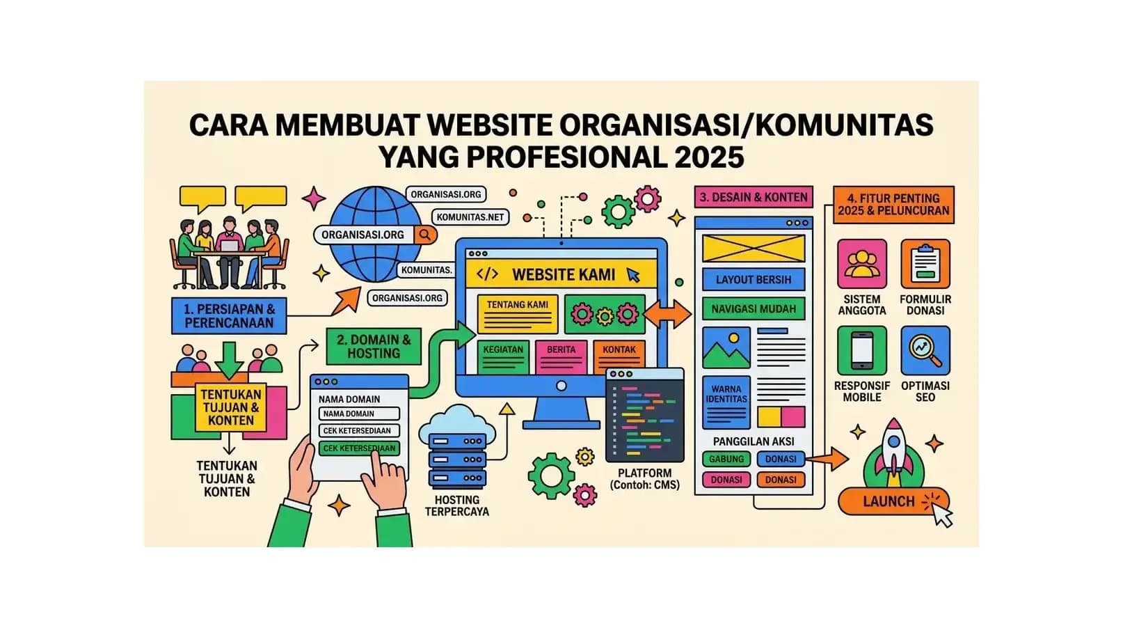Cara Membuat Website Organisasi/Komunitas yang Profesional 2026