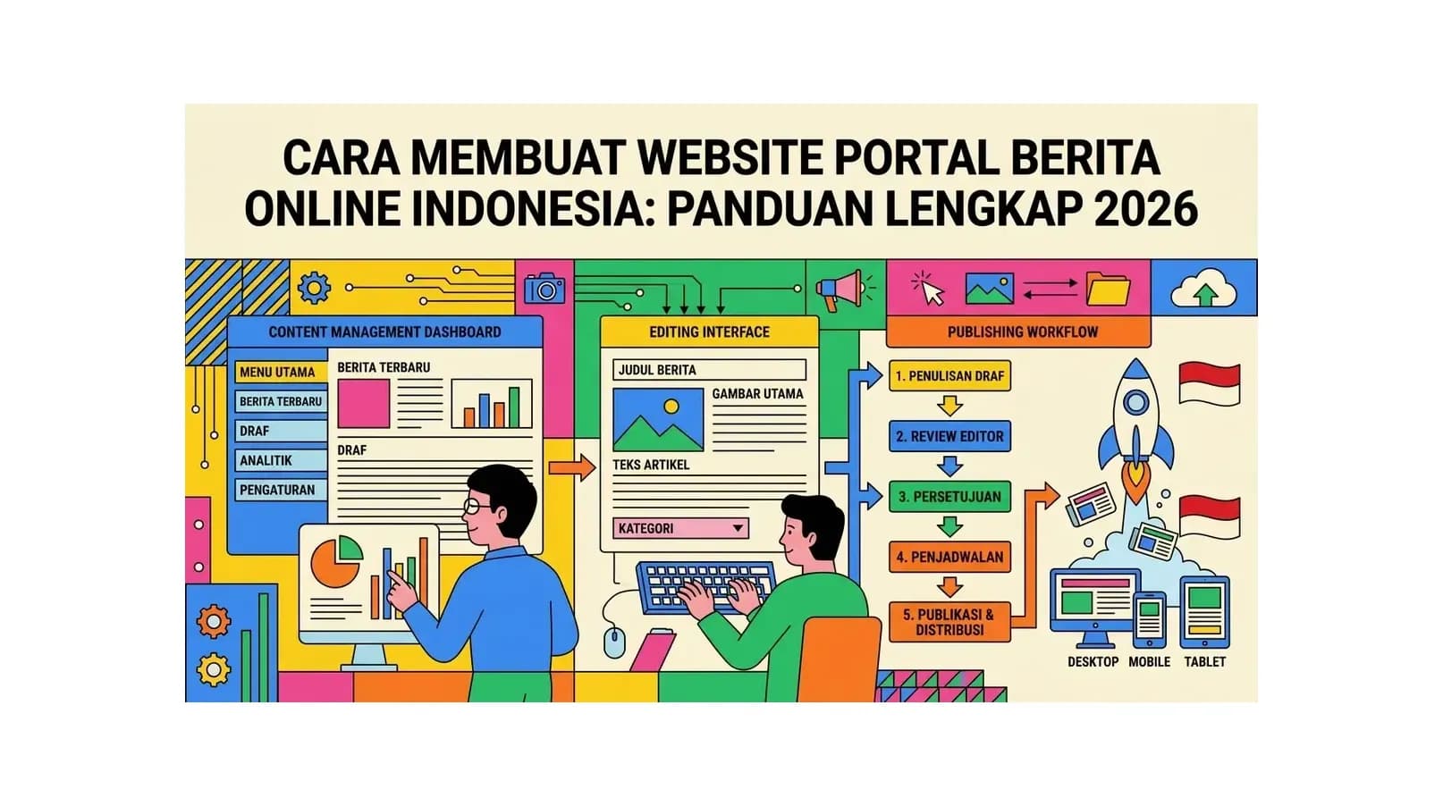 Cara Membuat Website Portal Berita Online Indonesia: Panduan Lengkap 2026