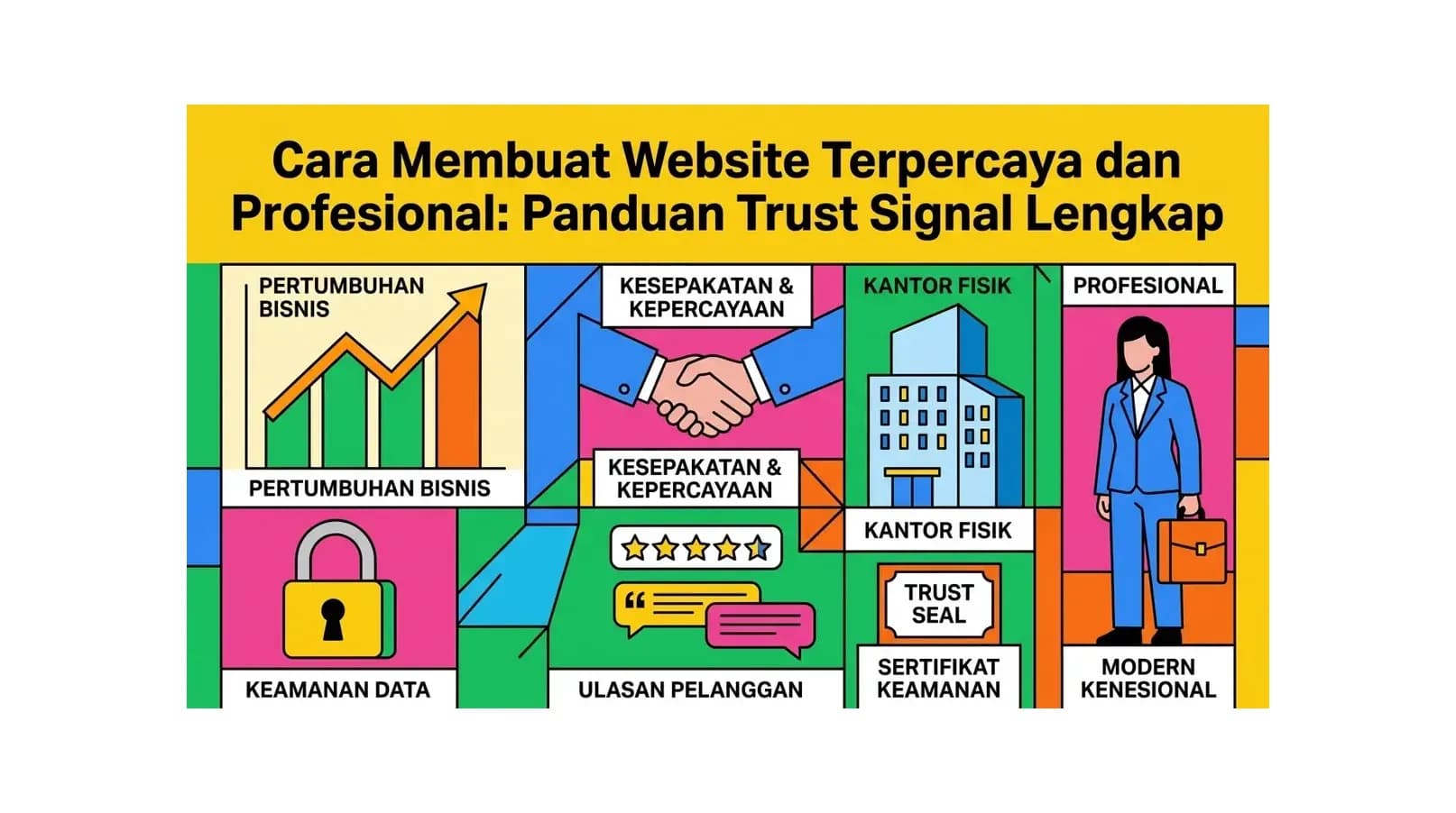 Cara Membuat Website Terpercaya dan Profesional: Panduan Trust Signal Lengkap