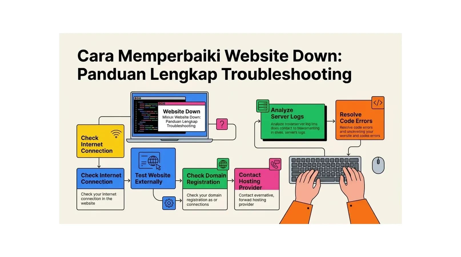 Cara Memperbaiki Website Down: Panduan Lengkap Troubleshooting