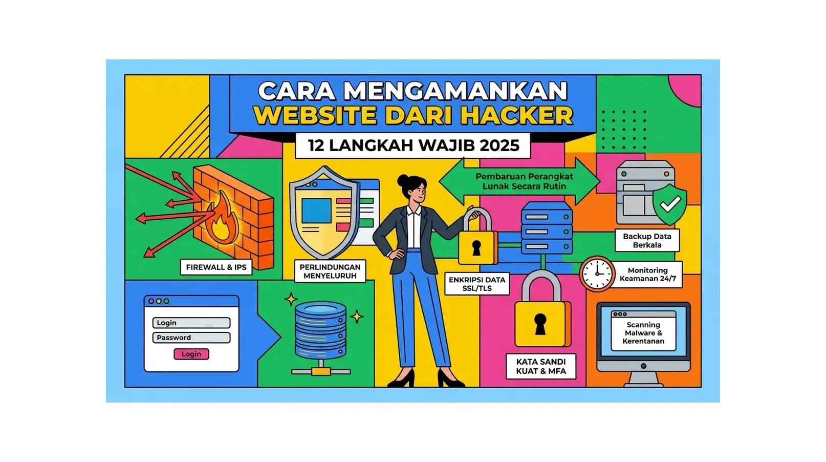 Cara Mengamankan Website dari Hacker: 12 Langkah Wajib 2026