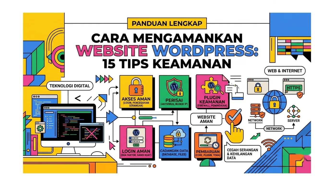 Cara Mengamankan Website WordPress: 15 Tips Keamanan Penting