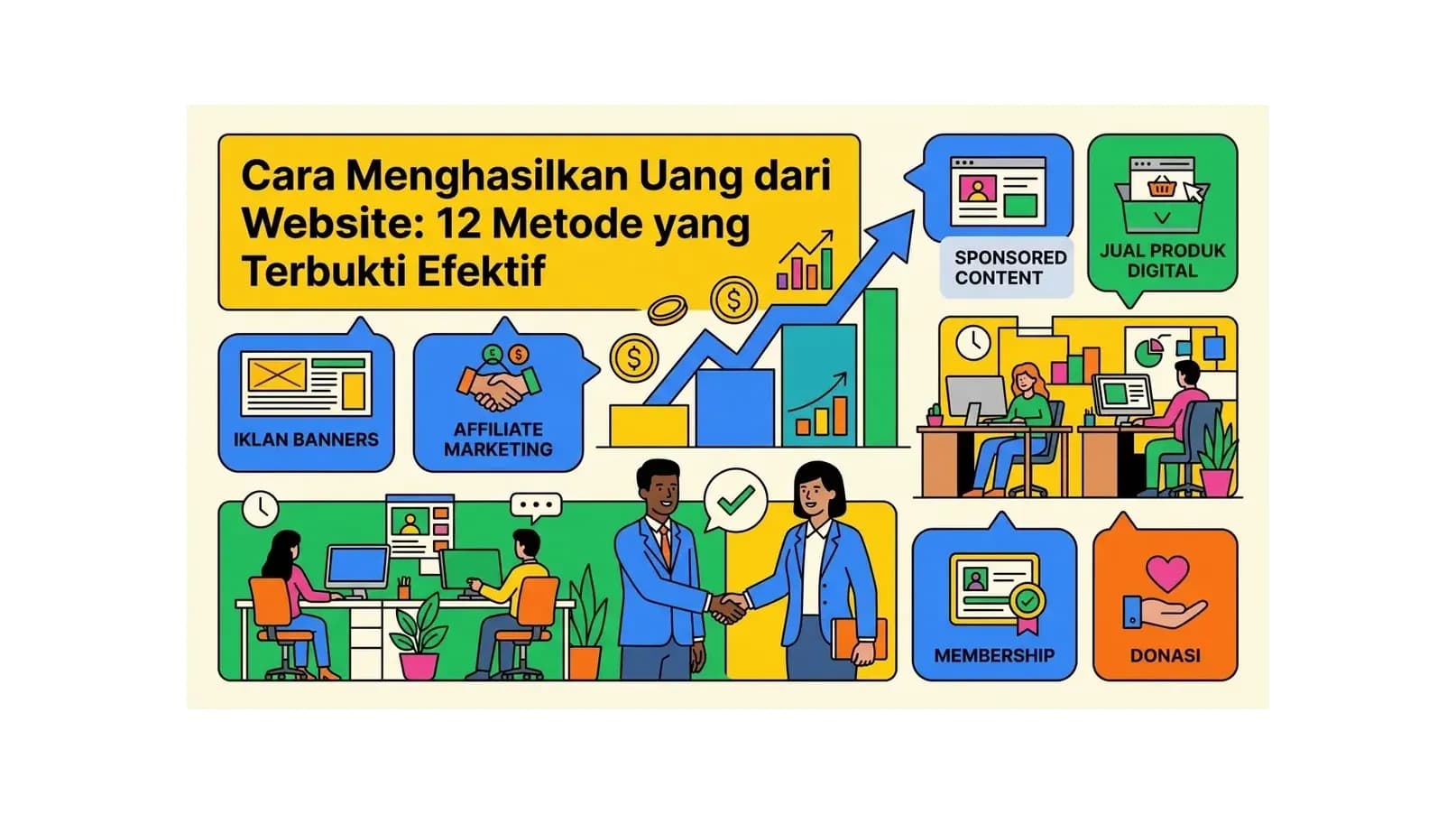 Cara Menghasilkan Uang dari Website: 12 Metode yang Terbukti Efektif
