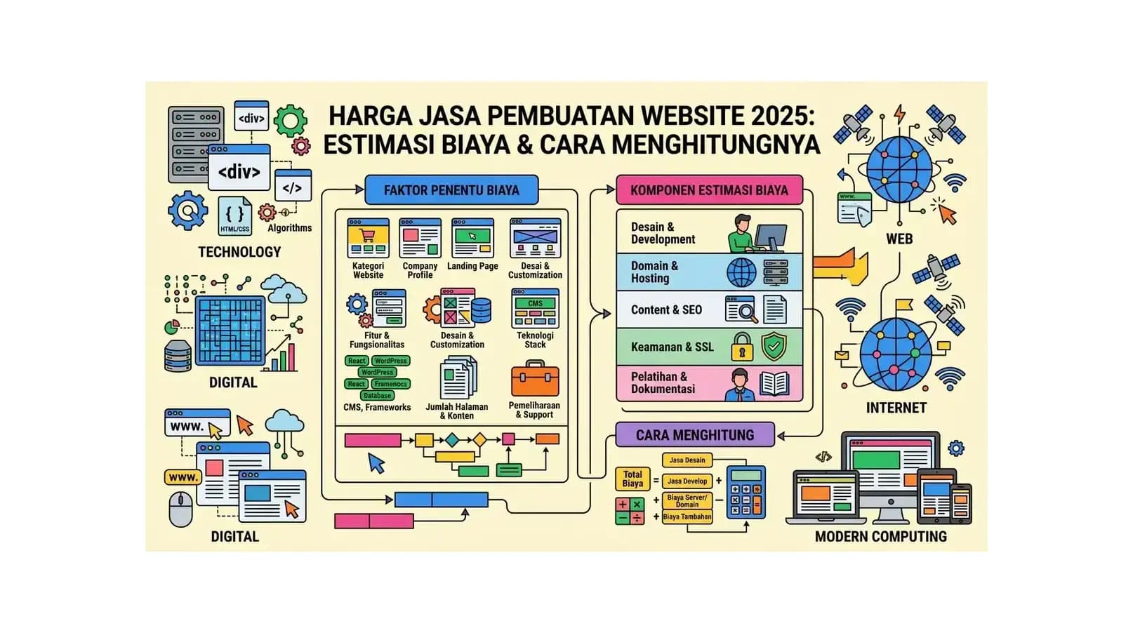 Harga Jasa Pembuatan Website 2026: Estimasi Biaya & Cara Menghitungnya