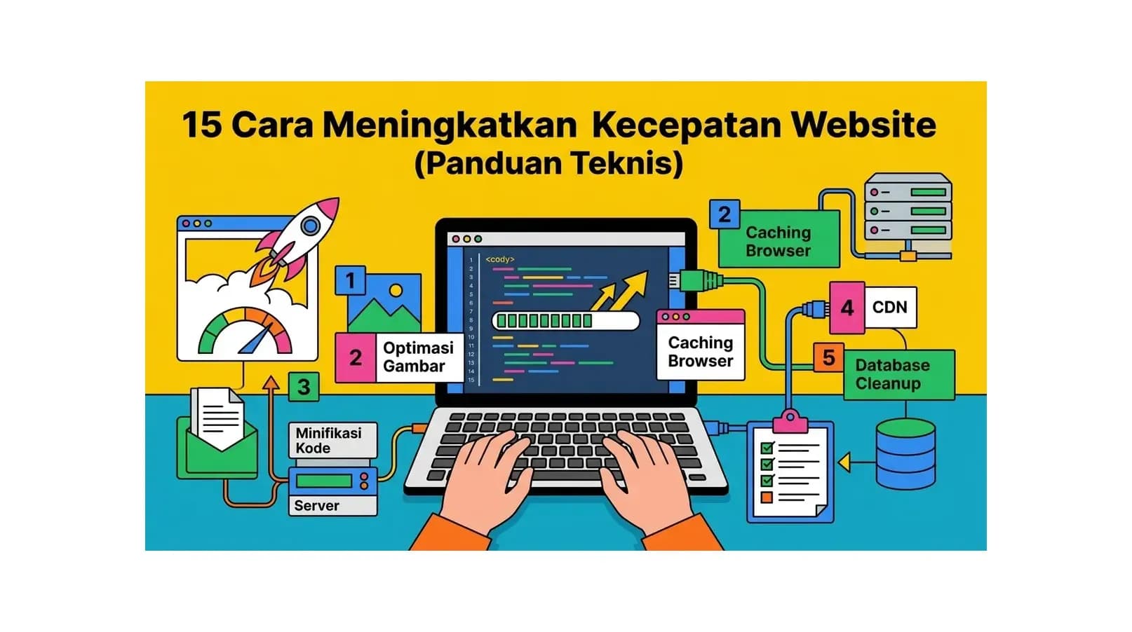 Cara Meningkatkan Kecepatan Website: 15 Tips Optimasi Terbukti