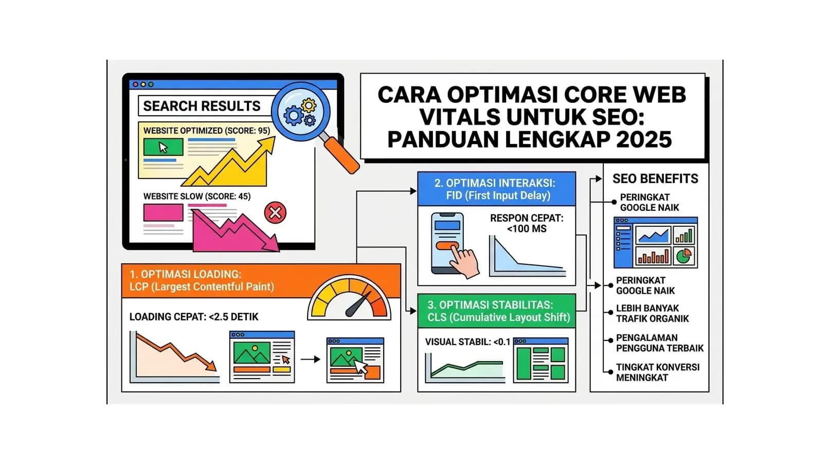 Cara Optimasi Core Web Vitals untuk SEO: Panduan Lengkap 2026