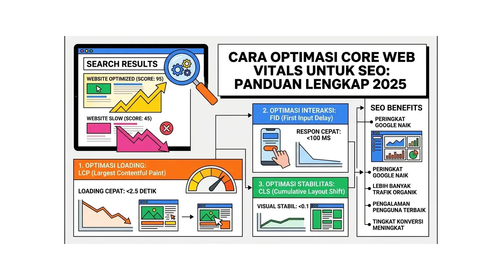 Cara Optimasi Core Web Vitals untuk SEO: Panduan Lengkap 2026