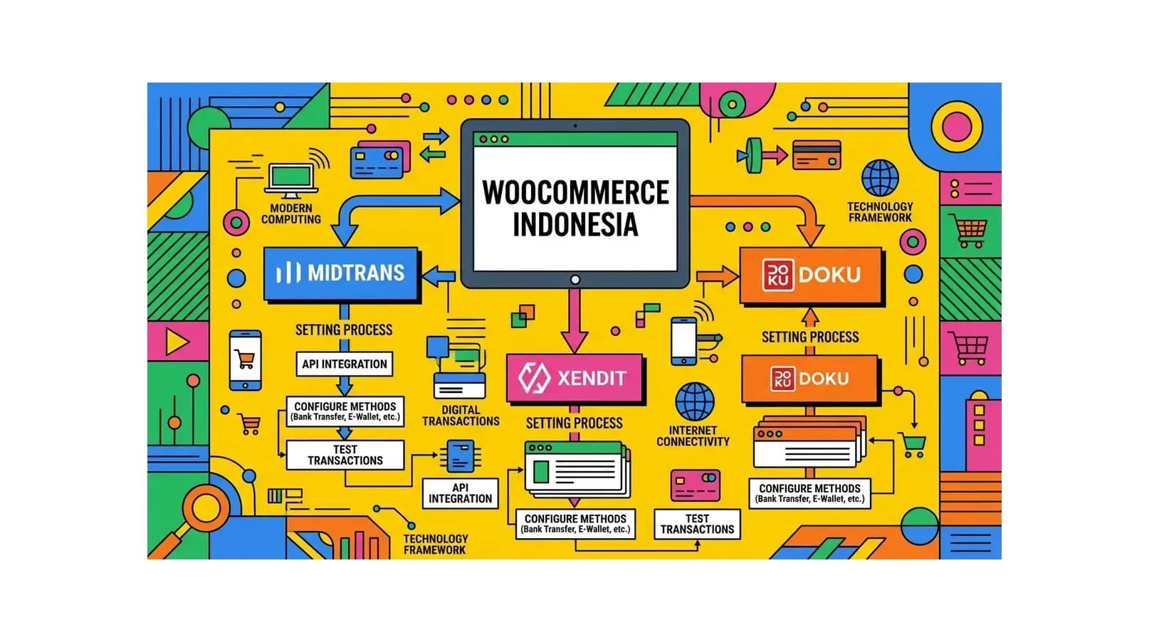 Cara Setting Payment Gateway di WooCommerce Indonesia: Midtrans, Xendit, DOKU