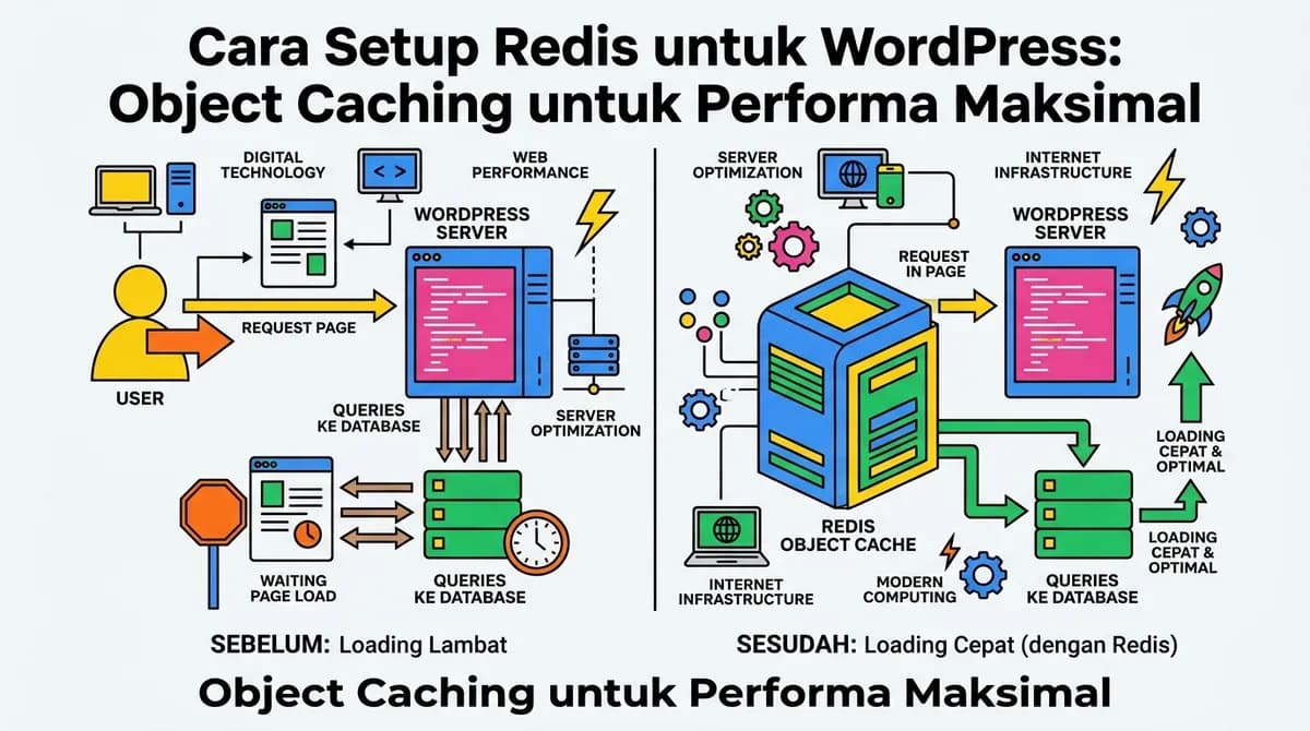 Cara Setup Redis untuk WordPress: Object Caching untuk Performa Maksimal
