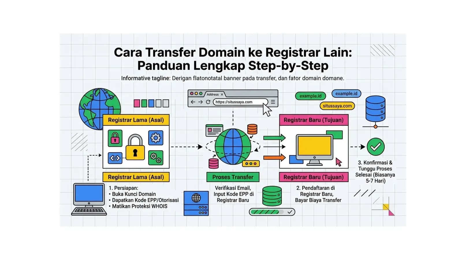 Cara Transfer Domain ke Registrar Lain: Panduan Lengkap Step-by-Step