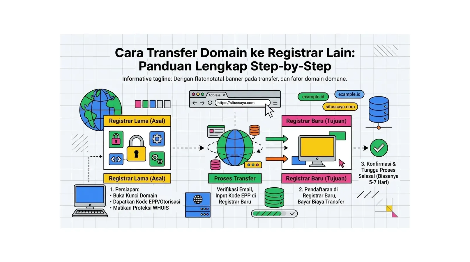 Cara Transfer Domain ke Registrar Lain: Panduan Lengkap Step-by-Step
