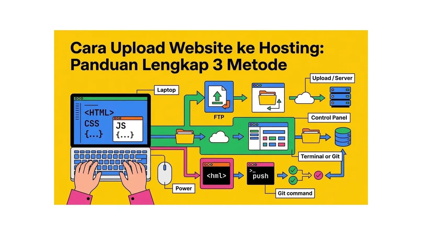 Cara Upload Website ke Hosting: Panduan Lengkap 3 Metode