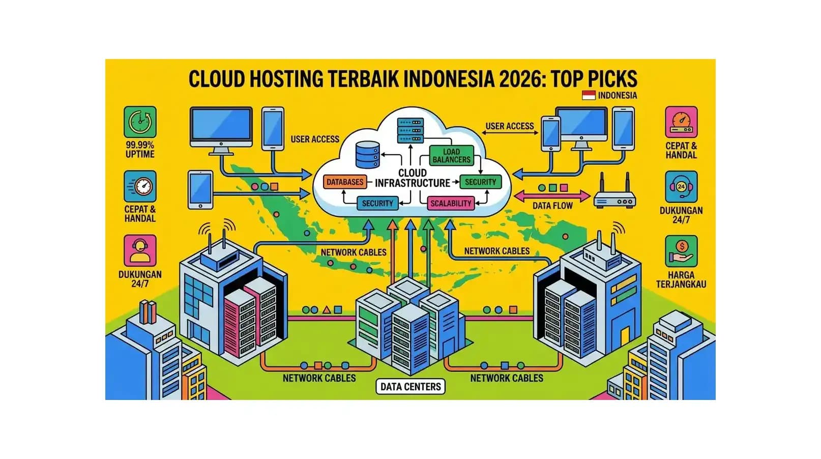 Cloud Hosting Terbaik Indonesia 2026: Top Picks