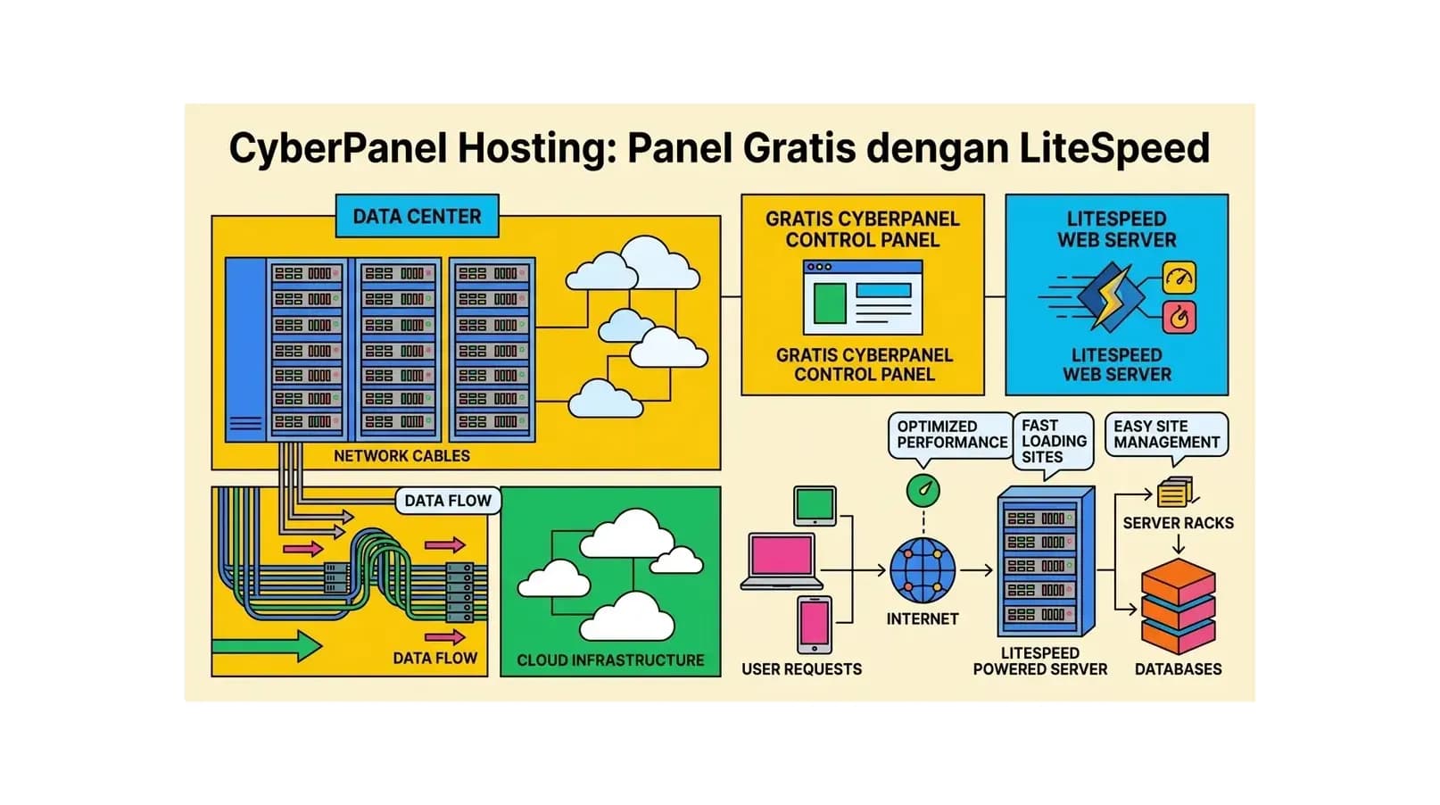 CyberPanel Hosting: Panel Gratis dengan LiteSpeed